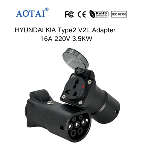 Adaptador EV AOTAI Nuevo V2L Tipo 2 a Enchufe Universal con Conector y Enchufe Simulado para KIA EV 6 <span class=keywords><strong>IONIQ</strong></span> 5 <span class=keywords><strong>IONIQ</strong></span> 6 - Product Image 2