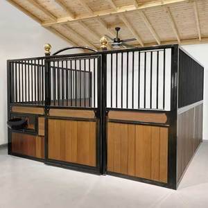 Stalle di cavallo in bambù personalizzate India stalla di cavallo nuova scuderia portatile in acciaio di bambù - Product Image 4