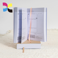 Personnalisable B5A5A6 PU Gravé Cahier Journal Spirale Relié avec Fil À Coudre Unique Cadeau Logo Plan Livre
