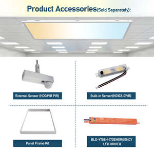 <span class=keywords><strong>Panel</strong></span> de Luz <span class=keywords><strong>LED</strong></span> de Techo Regulable de 15-72W con 5 Intensidades Seleccionables, 2x4, para Interiores, Escuelas, Casas, <span class=keywords><strong>Panel</strong></span> <span class=keywords><strong>LED</strong></span> Moderno - Product Image 2