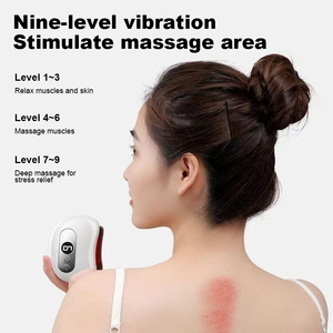 Özel Logo yüz ve vücut masajı elektrik Gua Sha masaj Bian taş Gua Sha kurulu kazıyıcı Gua Sha masaj aleti - Product Image 2