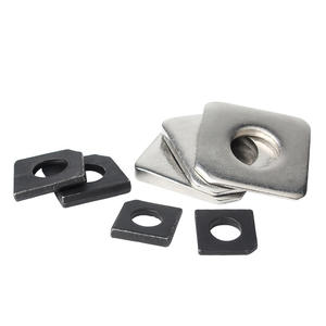 Rondella Quadrata Smussata GB853 in Acciaio al Carbonio M8-M36 Finitura Sbiancata DQ-36 per Impieghi Gravosi Certificata DIN/ISO Rondella per Acciaio Profilato - Product Image 3