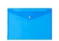 Offre Spéciale : Porte-documents A4 Transparent en PP avec Bouton Pression pour Documents Scolaires, Personnalisable avec Logo