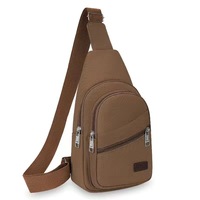 Sac de poitrine antivol imperméable pour homme, personnalisable en usine, pour courts trajets en extérieur, avec chargement USB, sac bandoulière messager tout usage