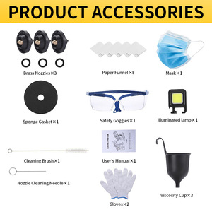 ปืนฉีดพ่นไฟฟ้าแบบเสียบปลั๊กกำลังสูงสำหรับงานข้ามพรมแดน รุ่น CN-8000 แบบพกพา สะดวก ใช้งานง่าย แรงดันสูง พ่นละอองละเอียด รุ่นใหม่ - Product Image 2