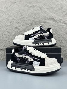 Zapatillas de hombre con cordones 2026, nuevas, de verano, transpirables, de malla, con puntera de diseño, gruesas, que aumentan la altura, informales y a la moda. - Product Image 2
