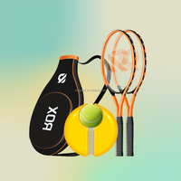 Vente en gros usine : Entraîneur de tennis portable avec balle de rebond pour entraînement solo, aide à l'entraînement du swing, logo personnalisé, fournisseur OEM