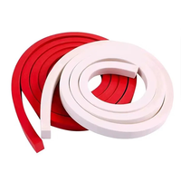 Bande d'étanchéité en caoutchouc souple à cellules fermées, résistante à la chaleur, Epdm silicone Nbr bande d'étanchéité en mousse de forme personnalisée carrée ronde