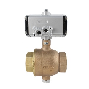 Actuadores Neumáticos Tipo C C-TFE, Válvulas de Bola de Cobre Clase 10K de Pasaje Completo, Bola de Latón Forjado para Control de Agua C-TFE - Product Image 3