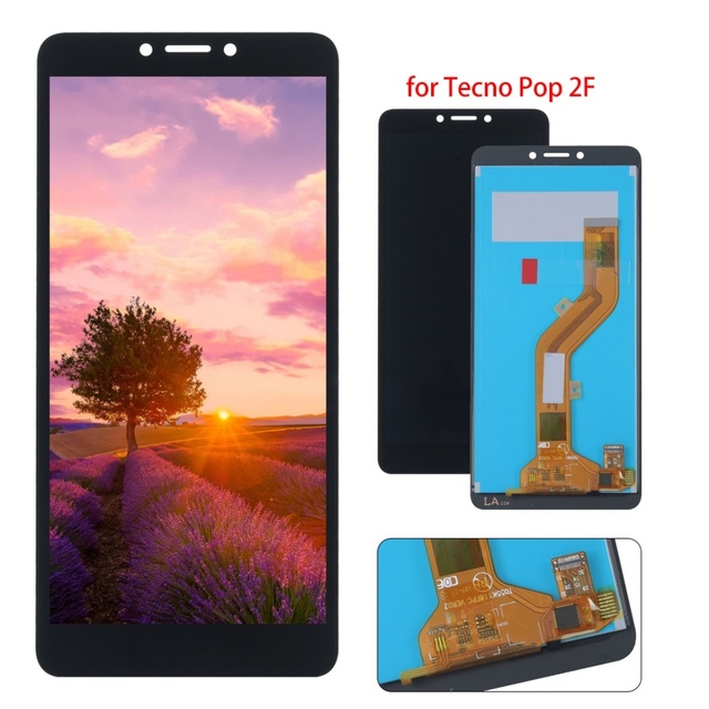 Factory Wholesale Hot Selling Mobile Phone OLED Screen Tecno POP 2F B1c Lite Replacement 5.45" Touch Screen Digitizer 1 Year