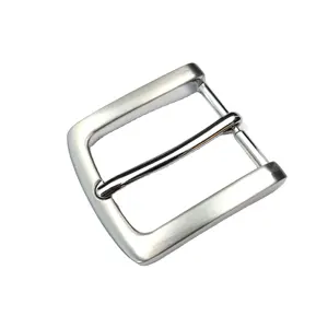 35-40mm prix usine boucle de ceinture en métal personnalisée sans nickel boucles de ceinture à épingle de polissage de haute qualité pour hommes