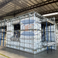 Coffrage en aluminium à faible coût H&F, coffrage en béton, réutilisable, léger, durable, coffrage en aluminium modulaire pour la construction
