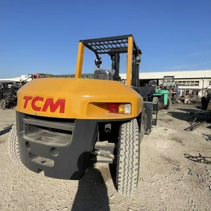 Montacargas Diésel TCM de 10 Toneladas Usado en Buen Estado, Modelo FD100Z8, con Accesorios de Alta Calidad para Montacargas Diésel Japoneses, Venta de Fábrica - Product Image 2