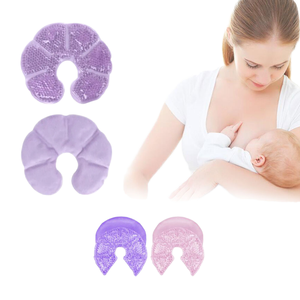 Sanmei Hot and Cold Breast Gel Bead Ice Packs Almohadillas de calor de enfriamiento de senos Alivio para amamantar Dolor de <span class=keywords><strong>lactancia</strong></span> <span class=keywords><strong>Mastitis</strong></span> - Product Image 3