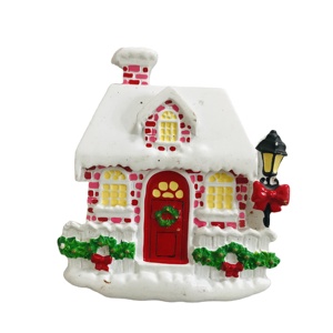 Resina Memoriale <span class=keywords><strong>Casa</strong></span> In Miniatura a forma di 2020 Di Natale Ornamenti - Product Image 3