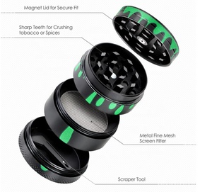 Wholesale Custom High Quality Eco Friendly Smoking Tobacco Aluminum <strong>Grinder</strong> <strong>Herb</strong> for <strong>Grinder</strong> - Product Image 6