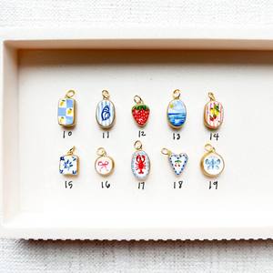 लेटेफेह नए आगमन स्टेनलेस स्टील पेंट तेल ड्रिप्स फूल आकर्षण पेलेंट नेकलेस हार - Product Image 5