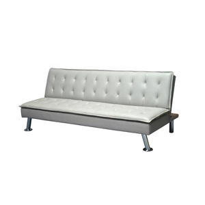 Sofá <span class=keywords><strong>Cama</strong></span> Futón Moderno de Color Blanco Suave para Hotel, Sala de Estar, Dormitorio y Oficina, Hecho de Tela Resistente - Product Image 2