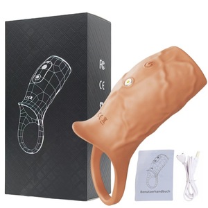 2026 Best Multi-Frequency Silicone Sex Delay Vibrator <b>Ring</b> - Product Image 3