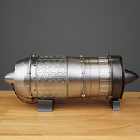 Moteur à turbine pour avion Moteur électrique à réaction Modèle d'impression 3D Mini moteur PLA Expérience scientifique électrique Jouet Cadeau