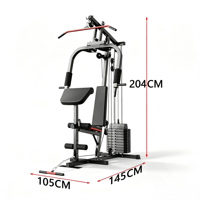 Machine à exercices multifonctionnelle à bras unique pour pectoraux et deltéens arrière, à charge libre, pour usage commercial