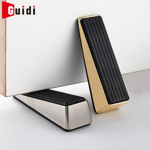 Butée <span class=keywords><strong>de</strong></span> <span class=keywords><strong>porte</strong></span> <span class=keywords><strong>coulissante</strong></span> silencieuse en alliage <span class=keywords><strong>de</strong></span> zinc, double face, antidérapante, texturée, en caoutchouc épaissi, réglable en hauteur - Product Image 4