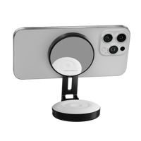 Anneau lumineux magnétique en plastique blanc avec lumière LED pour téléphone, batterie rechargeable, haute qualité pour maquillage et enregistrement vidéo