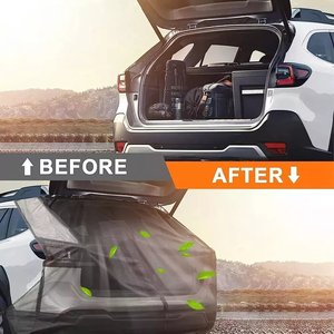 Pare-soleil en maille pour porte de voiture, ventouse magnétique, hayon anti-moustique, filet anti-insectes, pare-soleil, ventilation, moustiquaire - Product Image 6