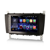 Erisin ES8589C 7 pouces Android 12.0 IPS CarPlay sans fil 4G BT5.1 DSP Lecteur DVD de voiture pour Mercedes Benz Classe C CLC W203 CLK W209