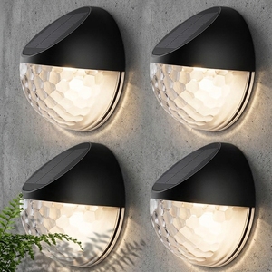 Nuova <span class=keywords><strong>Lampada</strong></span> Solare a LED Impermeabile per Atmosfera, <span class=keywords><strong>Lampada</strong></span> <span class=keywords><strong>da</strong></span> Parete per Esterni, Giardino, Cortile, Recinzione, <span class=keywords><strong>Balcone</strong></span>, Decorazione Villa - Product Image 1