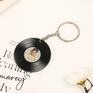 พวงกุญแจดนตรีไวนิลรูปดาว NFC ตกแต่ง<span class=keywords><strong>เพลง</strong></span>แบบ DIY ของขวัญจี้คู่รัก - Product Image 6