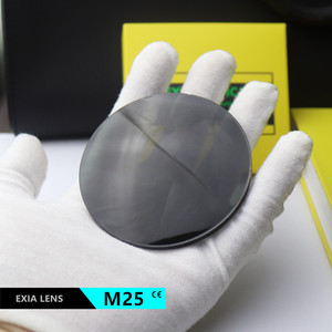 EXIA M25太阳镜leess 1.61指数深绿色MR-8抗冲击SHMC AR蓝色涂层UV400基础曲线3 - Product Image 1