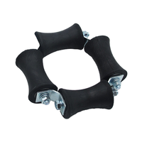 Dispositif de guidage en caoutchouc, 5 pièces, dispositif de guidage de chaîne de compensation pour ascenseur, rouleau