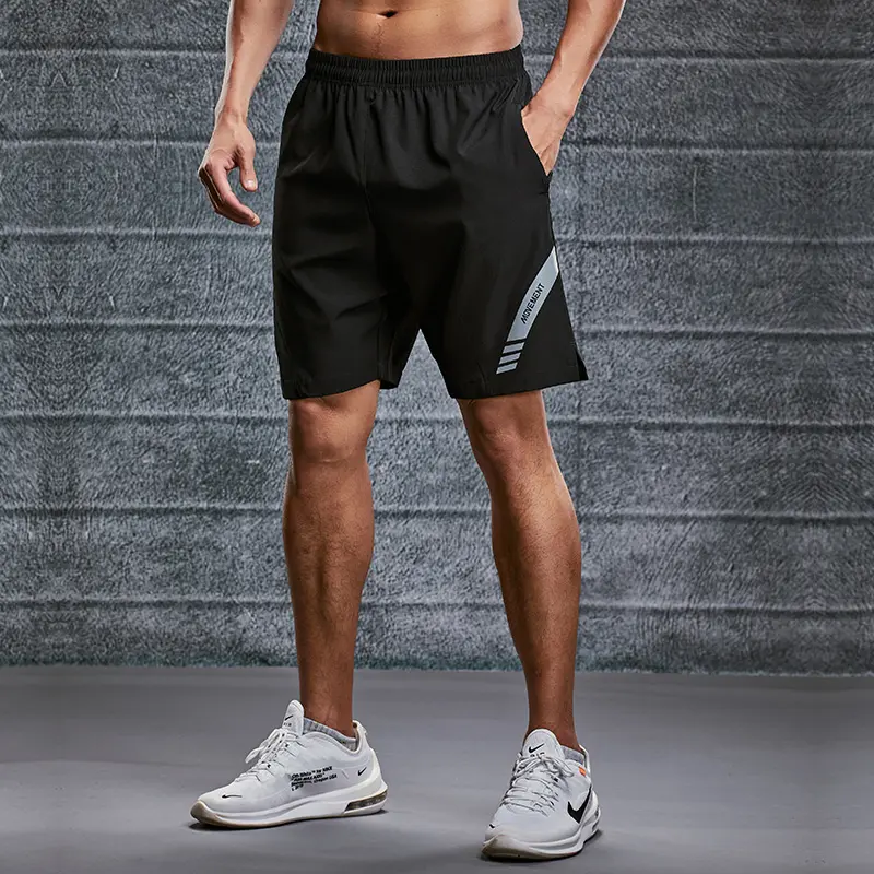 pantalones de ropa de impresión para hombre Fitness ejercicio atlético gimnasio entrenamiento pantalones cortos deportivos