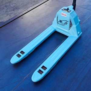 Transpaleta elevadora eléctrica de 2 toneladas con montaje de engranaje central para accesorios de carretilla elevadora de catering de construcción - Product Image 3