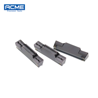 Insertos de ranurado de carburo de tungsteno de alto rendimiento con recubrimiento PVD ACME TDT/TDC/TDJ/TDXU2/3/4, herramienta de corte de torno CNC de doble cabeza