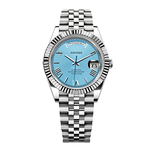 Montre automatique pour homme de haute qualité, classique, résistante à l'eau, avec logo personnalisé, affichage du jour et de la semaine. - Product Image 3