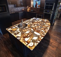 Panneau de feuille de LED flexible 1.6 * 0.8ft découpable DC24V 28W 242Led rétro-éclairage pour comptoir translucide Quartzite marbre Onyx
