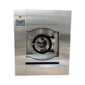 Machine de blanchisserie industrielle écologique en acier inoxydable 304 utilisée dans l'hôtel d'hôpital de blanchisserie