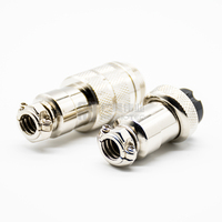 Conector de Aviación GX20, Enchufe Macho y Hembra de 2/3/4/5/6/7/8/10/12 Pines, Conector Circular Eléctrico de 20 mm para Cable
