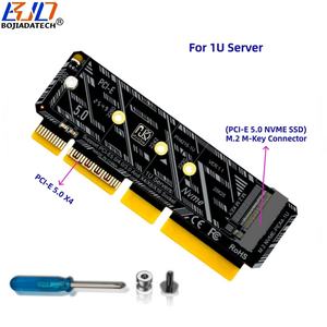 Carte adaptateur convertisseur PCI-E 5.0 4X vers M.2 NGFF M-Key pour SSD <span class=keywords><strong>NVMe</strong></span> <span class=keywords><strong>M2</strong></span> 2230 2242 2260 2280, compatible serveur 1U - Vente en gros usine - Product Image 1