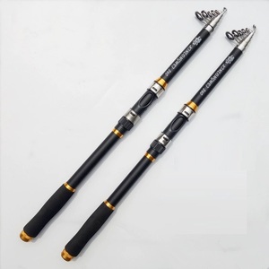 Canne à pêche télescopique en fibre de verre pour eau salée et eau douce, 2,1-3,6 m, en stock, vente en gros, prix abordable - Product Image 1