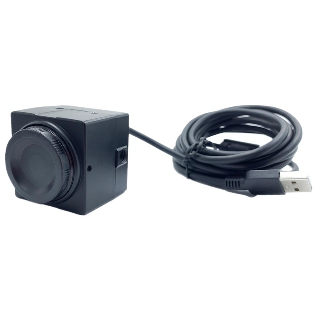 High-Tech 4K UHD 16MP USB Camera with Autofocus Lens 38*38mm Precise Inspection 4656x3496 Color Resolution CMOS Sensor