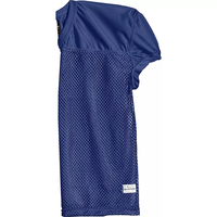 Vente en gros de maillots de football personnalisés pour adultes et jeunes maillots de football américain en maille vierge en polyester