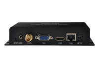 Décodeur IPTV H.265, décodeur vidéo satellite, convertisseur audio VGA LAN, boîtier métallique