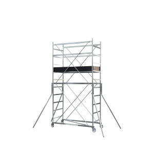 Plataforma Elevadora Móvil Ligera de Aleación de Aluminio SELFIX con Altura Máxima de Plataforma de 4.4m para Ingeniería de Construcción - Product Image 1