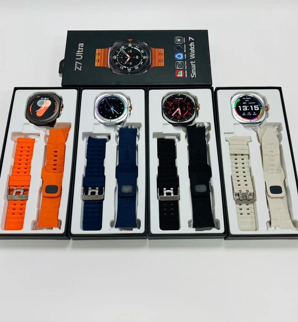 Z7 Ultra Amoled Sports Smart Watch Dual Straps IP68 Waterproof Fitness Tracker Heart Rate Monitoring BT Call Smartwatch 2026