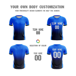 Manufacturer Athletic Breathable Polyester Sportswear Soccer Jersey Custom Vintage Training Soccer Football Jersey - Product Image 3
