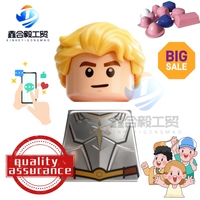 Figurines de briques de construction personnalisées avec impression par tampographie, conception d'assemblage créative, jouets de bureau personnalisés et tendance
