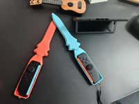 Pengontrol Pegangan Pedang untuk Nintendo Switch 2 Joy-Con Penutup Pegangan Lightsaber untuk Switch 2 Aksesori Game Olahraga